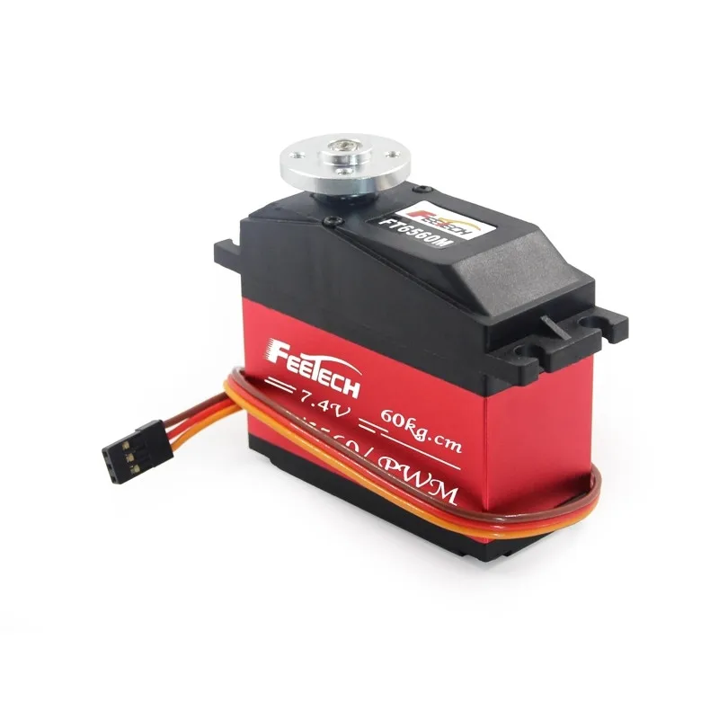 Сервопривод FEETECH FT6560M 7 4 В 60 кг 120 градусов металлическая шестерня Высоковольтный