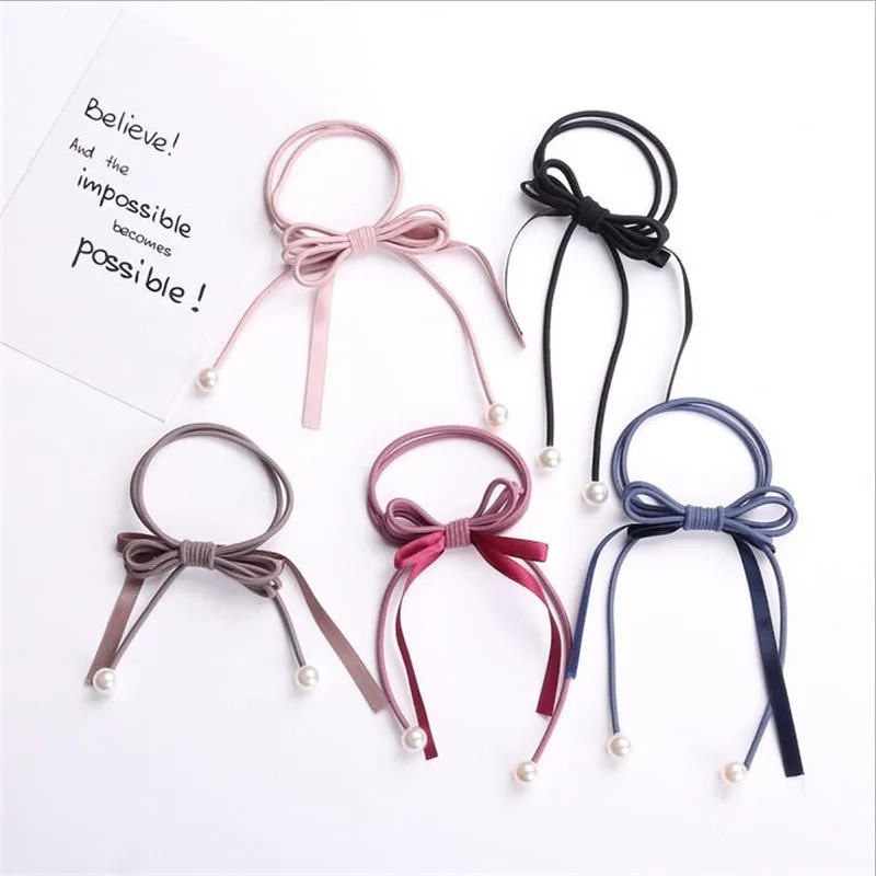 

1PCS China Red Star Knot Elastic Hair Bands Toys For Girls Handmade Bow Headband Scrunchy Kids Hair Accessories For Womens 2018