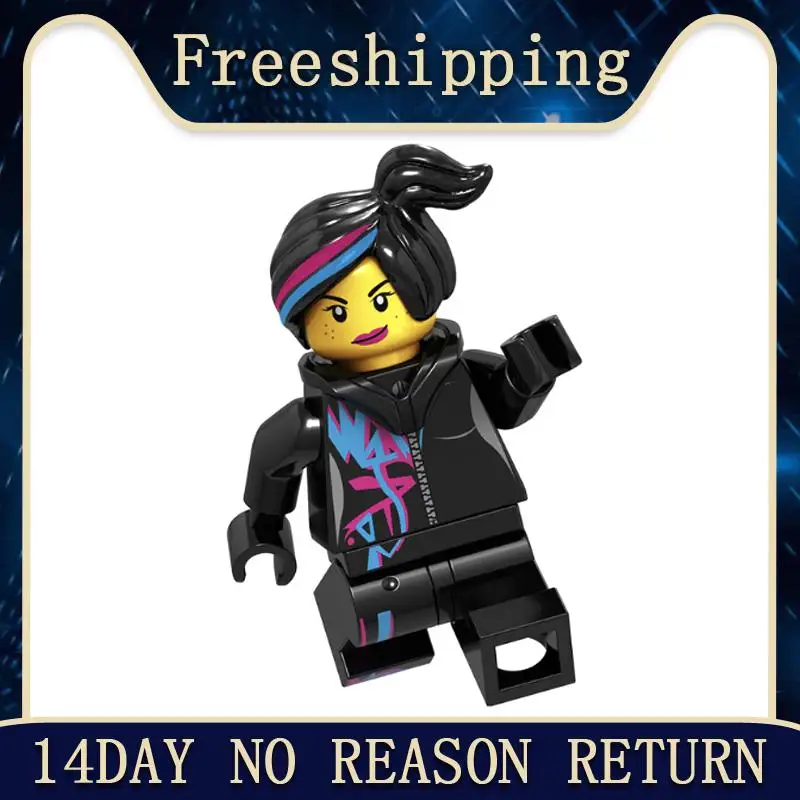 

Legoe Movie Figure Single Sale Wyldstyle Bad Cop Emmet Sheriff Robo SWAT Vitruvius Building Blocks Model Bricks Toy L1010
