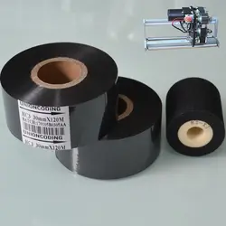 Ширина 30 мм длина 100 м ленточный принтер фольги для упаковочных пакетов