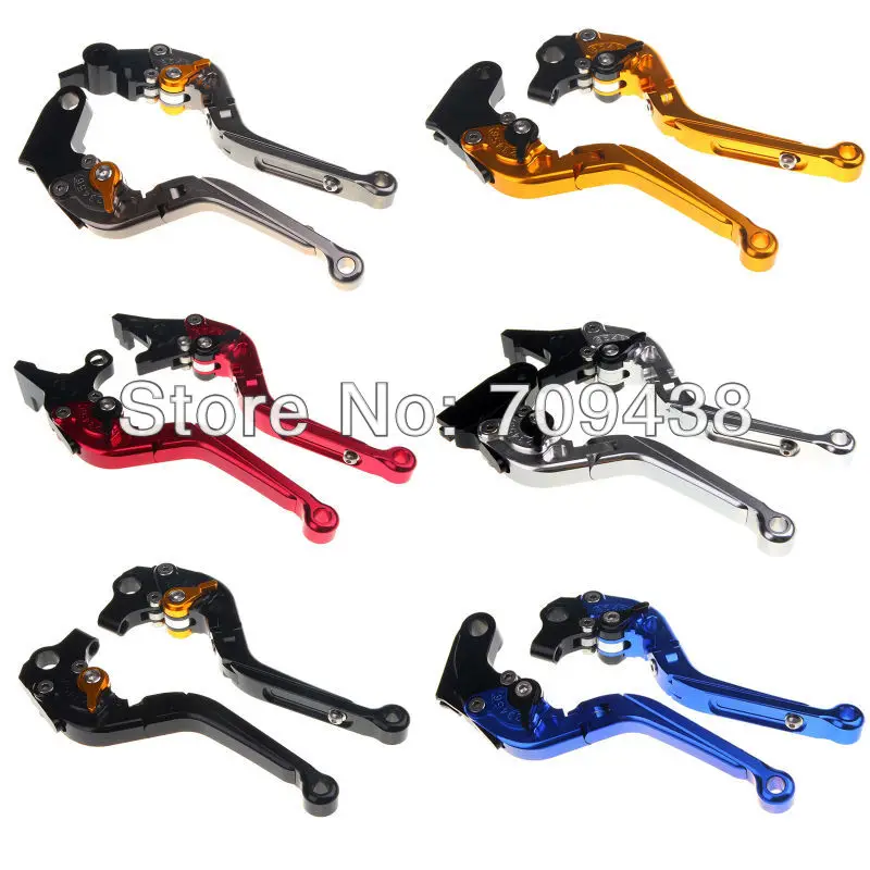 CNC Adjustable Extendable Folding Brake Clutch Lever For Z750R Z1000 SX 2011-2012 Z 1000 07-12 2007 2008 2009 2010