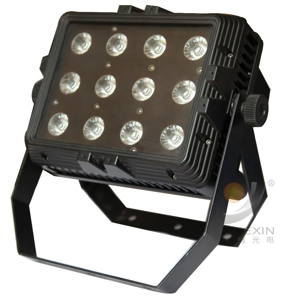 

12X10W 4 in 1 LED RGBW waterproof Wall Washer Flood Light project lighting DMX control with IP65 outdoor