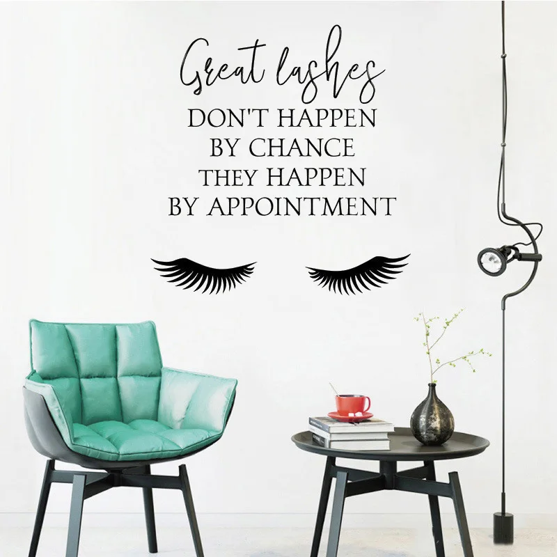 Us 4 97 30 Off Pretty Eyelashes Wall Sticker Big Eyes For Girl Room Living Room Decorations Home Wallpaper Bedroom Art Decals Sexy Stickely1633 On