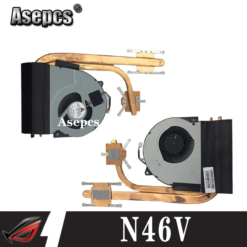 

New Laptop CPU Cooler Fan Heatsink For ASUS N46 N46VB N46VJ N46VM N46VZ N46E N46J N46JV N46V KSB0705HB -BM1R