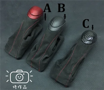 

Fit for Cadillac ATSL CT6 XTS5 SRX carbon fiber shift knob gear lever gear head handball