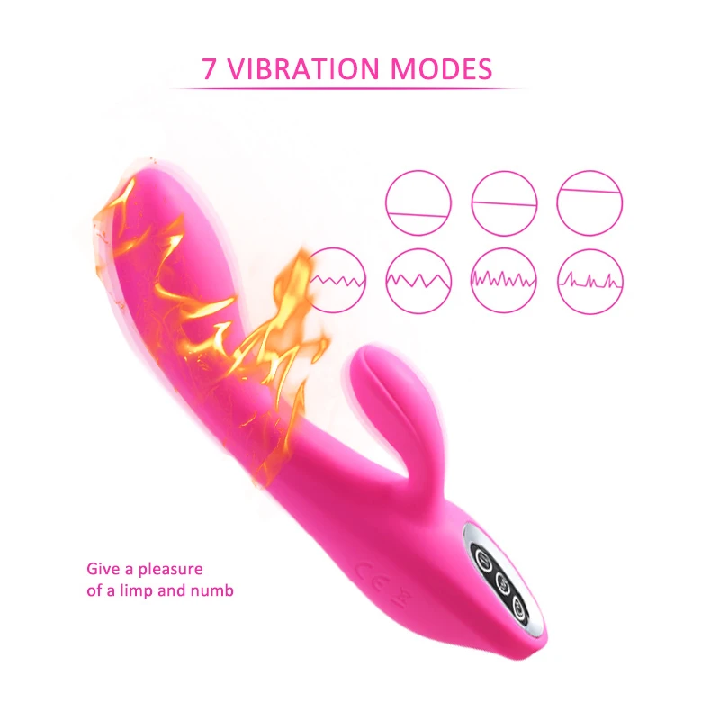 Юн человек 3 цвета 7 Вибраторы нагреваемый прямая G Spot Вибратор Интимные Игрушки