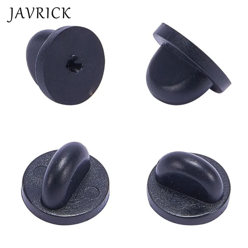 

200Pcs PVC Rubber Pin Backs Comfort Fit Tie Tack Lapel Pin Backing Holder Clasps
