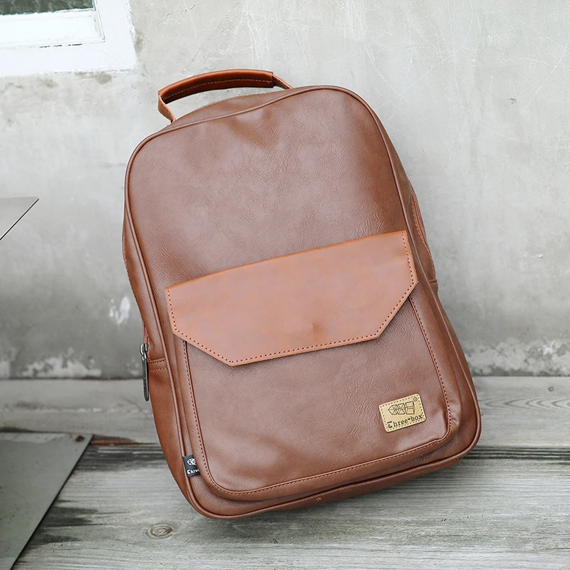 

Korean Version Original Sufeng Student Schoolbag Fashion Leisure Double Shoulder Bag Simple Computer Bag Bookbag Backpacks Men