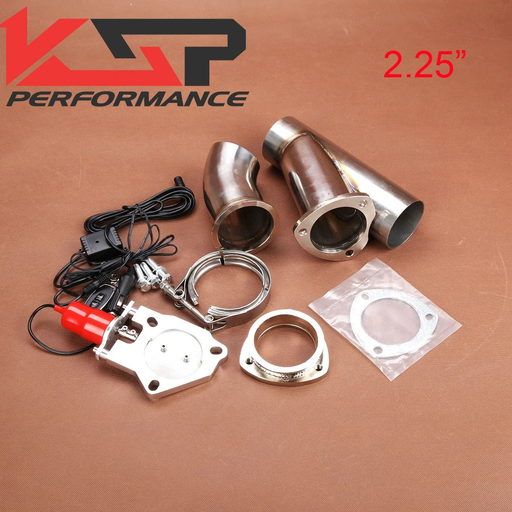 Kingsun 2.25" 57MM Stainless Exhaust Control Cutout Cut Out Dump Valve