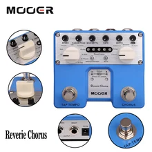 Mooer 5 Modes Digital Chorus Effects Twin Series Reverie Chorus Two-Channel Stereo Pedal True Bypass Mooer 5 Modes Digital Chorus Effects Twin Series Reverie Chorus Two-Channel Stereo Pedal True Bypass