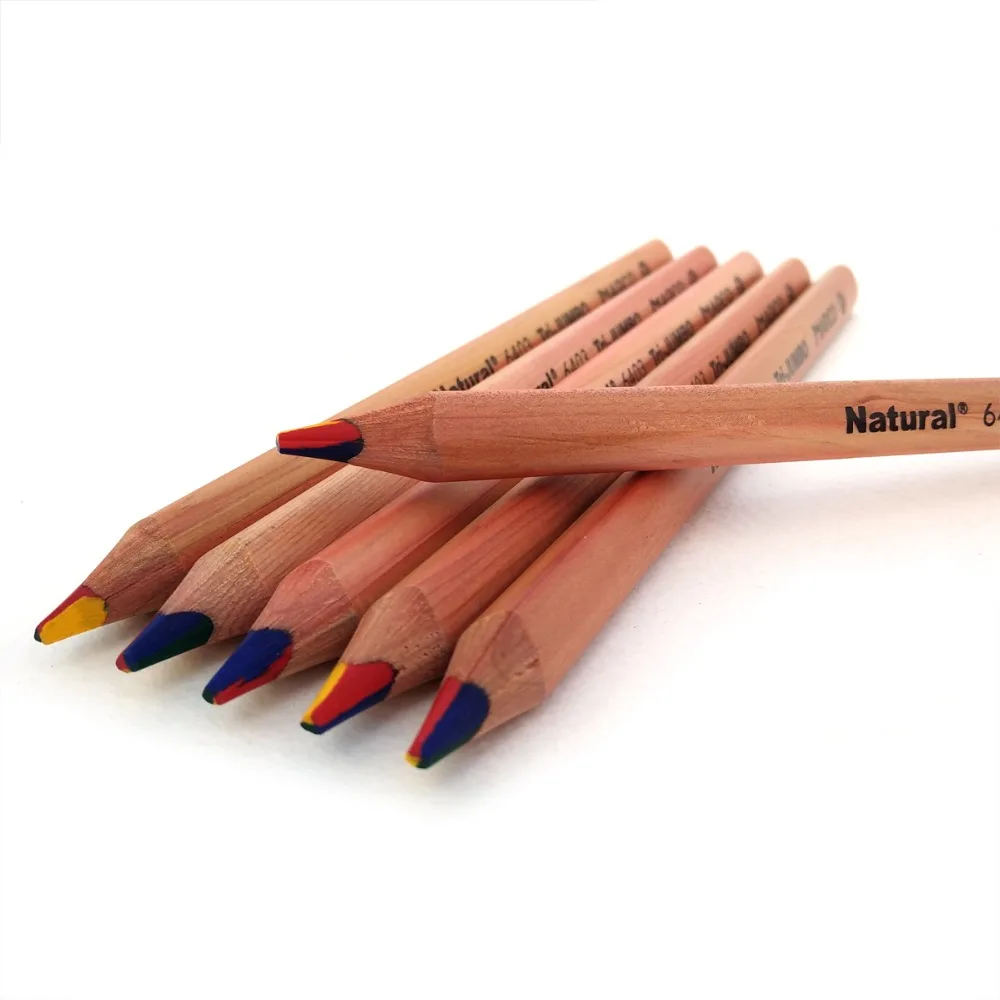 6pcs Marco Rainbow Pencils Trangle Jumbo Color Pencil Drawing lapices