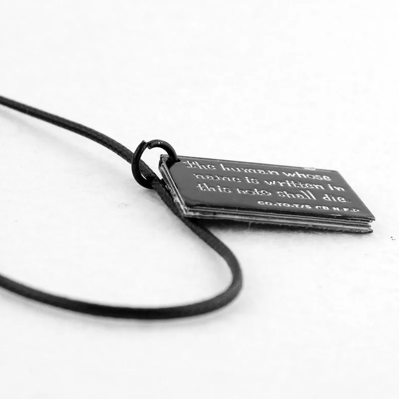 Кулон и ожерелье в форме чёрной книги из аниме Death Note|necklace with|fashion necklacenecklace fashion |