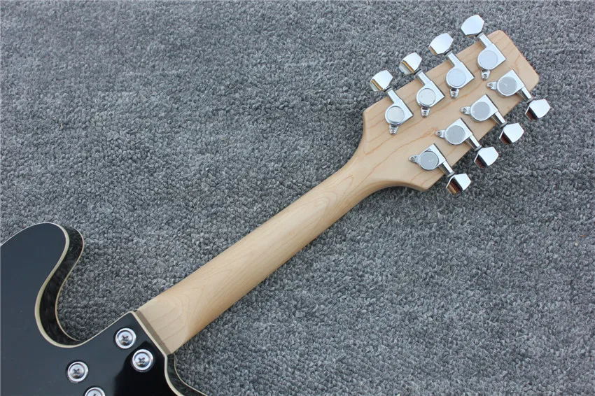 Гроте Гитары Черный Arrivl гитары твердое тело мандолины Электрический мандолины Гитары, Прямая с фабрики. 8 строк