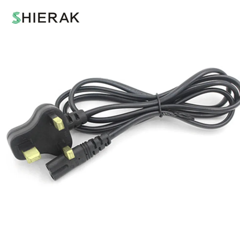 SHIERAK UK Plug 1.2M AC Power Cords Power Cord Adapter Cord Cable For