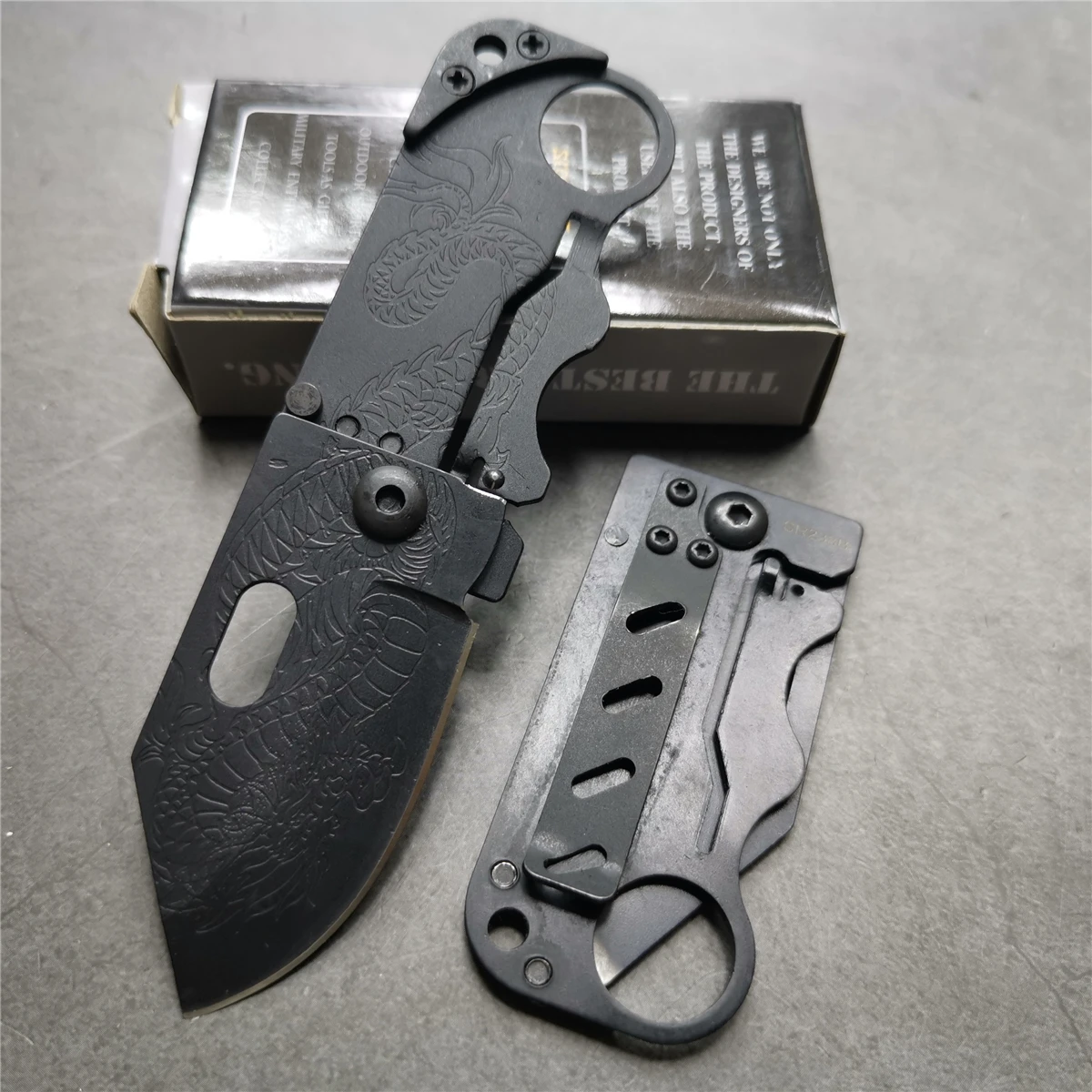 

Folding Blade Pocket Camping Knife Survival Knife Mini Blade of Fruit Handle with Fine Karambit Scalpel Knives