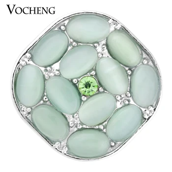 

Vocheng Snap Charms Water Drop 3 Colors Rhinestone 18mm Square Jewelry Vn-1105