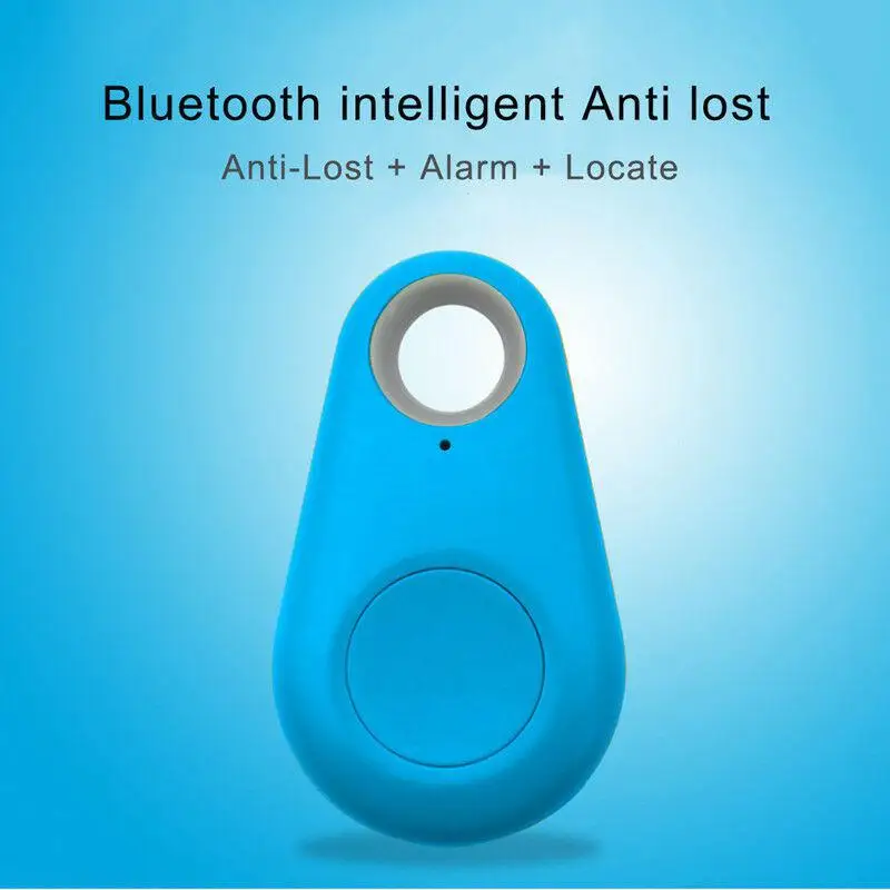 EastVita Smart Mini водостойкие Bluetooth GPS трекер для домашних животных собака кошка ключи кошелек сумка дети - Цвет: blue