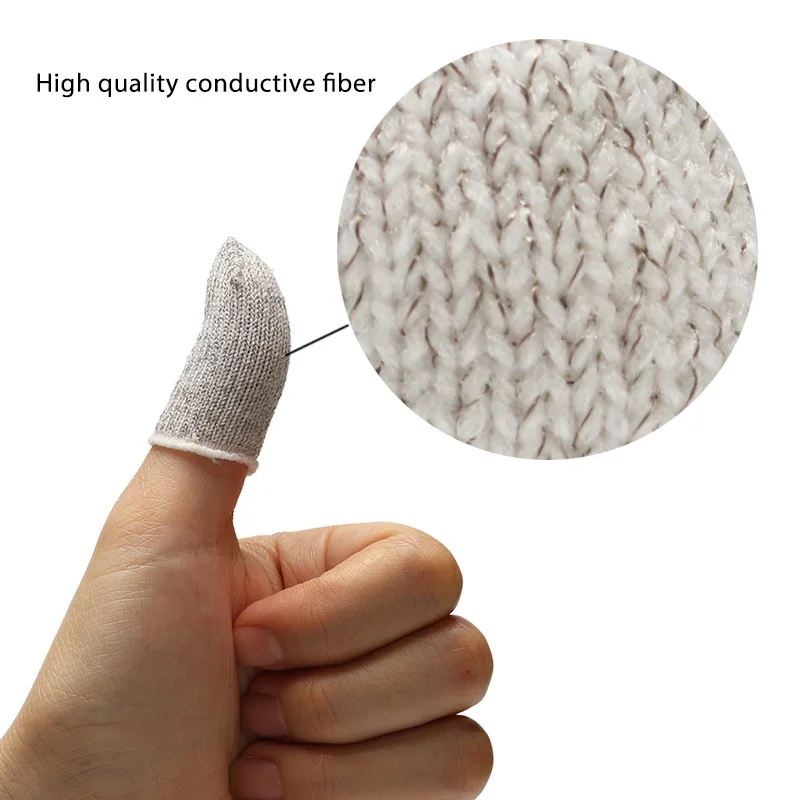  1 Pair Pubg Mobile Finger Stall Sensitive Game Controller Sweatproof Breathable Finger Cots Accesso