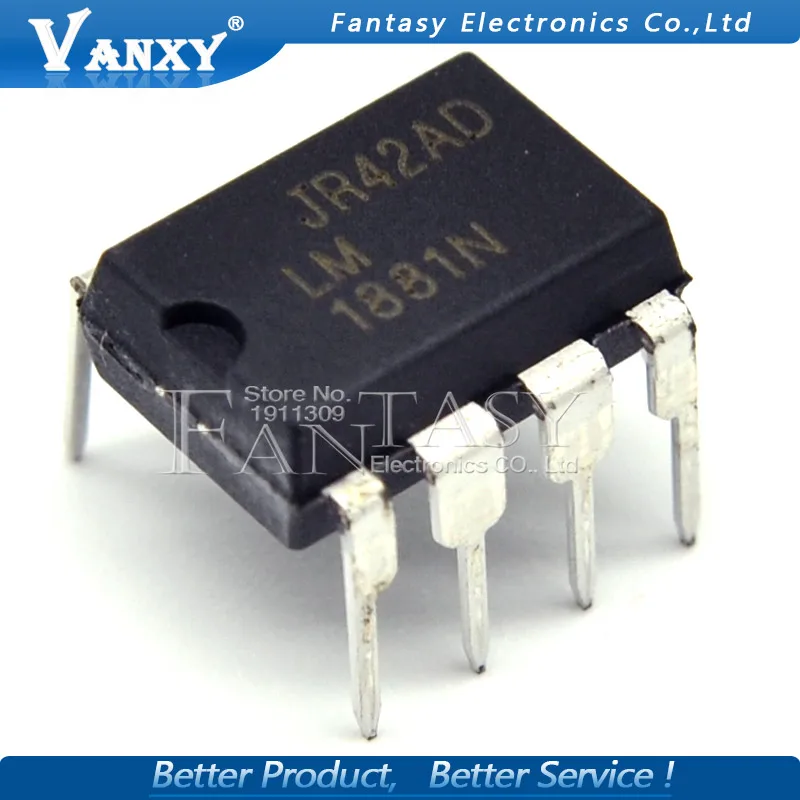 10 Pièces LM1881N DIP8 LM1881 DIP 1881N DIP-8 1881 Et