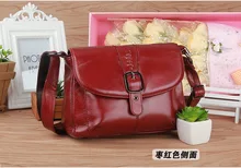 Women’s Genuine Leather Cross Body Organizer Messenger Bag, 2016 fashion shoulder handbag for Mom , free shipping