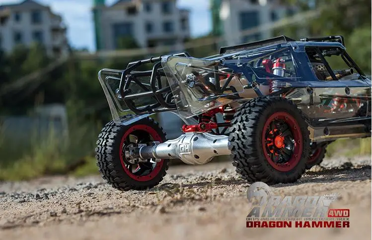 【Racing CNC сплав задняя сплошная ось системы/корпус для Dragon Hammer 1,0 2,0 rc автомобиля 1/5