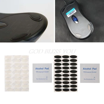 

30 Pieces Teflon 0.6mm Thickness Mouse Feet Mouse Skates For Microsoft IE3.0 IO1.1