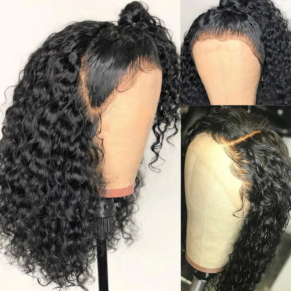 Short-Bob-Curly-Human-Hair-Wig-Glueless-Lace-Front-Human-Hair-Wigs-Virgo-Peruvian-Curly-Lace