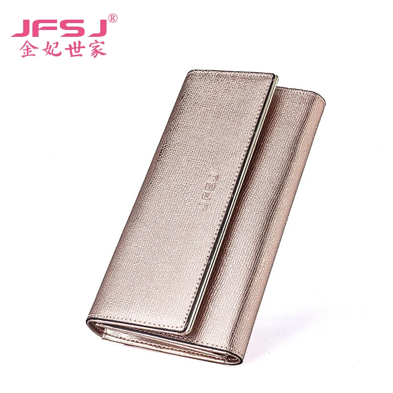 Genuine Leather Wallets 2015 New Women Long Purse Lady Candy Wallet Cutis Fashion Female Purse