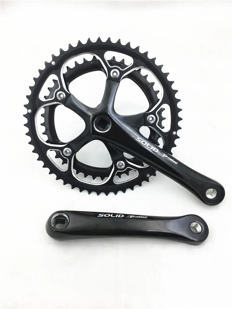

PROWHEE SOLID 52/42T ALUMINUM alloy CNC 9*2 speed 170mm road bike crankset