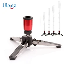 Cheaper 3/8 screw Tripod Monopod Support Stand Universal Stand Three Feet 3 Legs Monopod Support Stand Base For Manfrotto DSLR Came