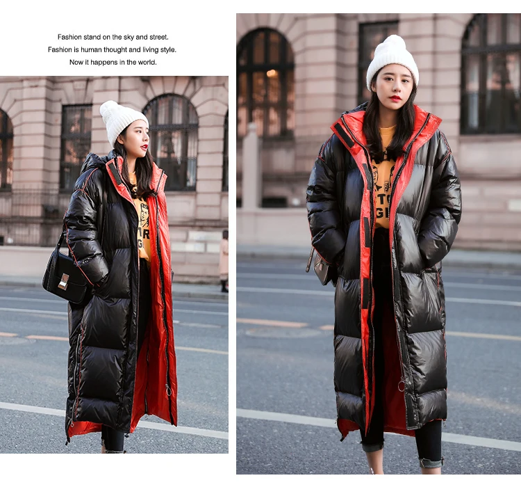 Модное пальто, женская куртка с капюшоном, теплые парки, био пух, парка, пальто, высокое качество, женская новая зимняя коллекция
