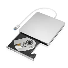 External Slim USB 3.0 DVD Burner DVD-RW VCD CD RW Drive Burner Drive Superdrive Portable for Apple Mac MacBook Pro Air iMAC PC