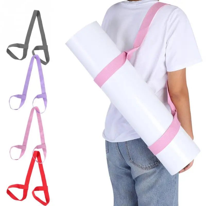 Durable Yoga Adjustable Shoulder Strap Yoga Mat Sling Carrier Shoulder Carry Belt Exercise
