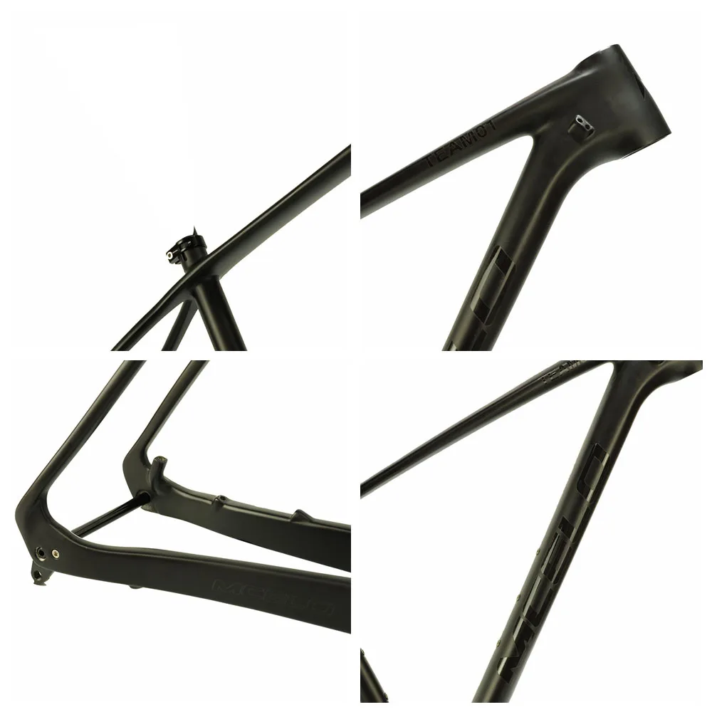 Cheap 2018 MCELO T800 carbon mtb frame matte 29er mtb carbon frame 29 carbon mountain bike frame 148*12mm thru axle bicycle frame 15