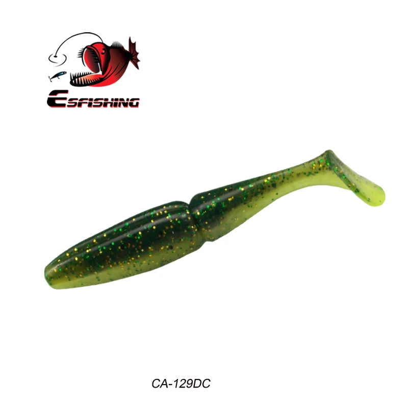 Esfishing мягкие приманки Shad Easy Shiner 50 мм 70 мм 1,2 г 3,8 г Leurre Souple рыболовные снасти Морская рыбалка Jerkbait белый - Цвет: CA129DC