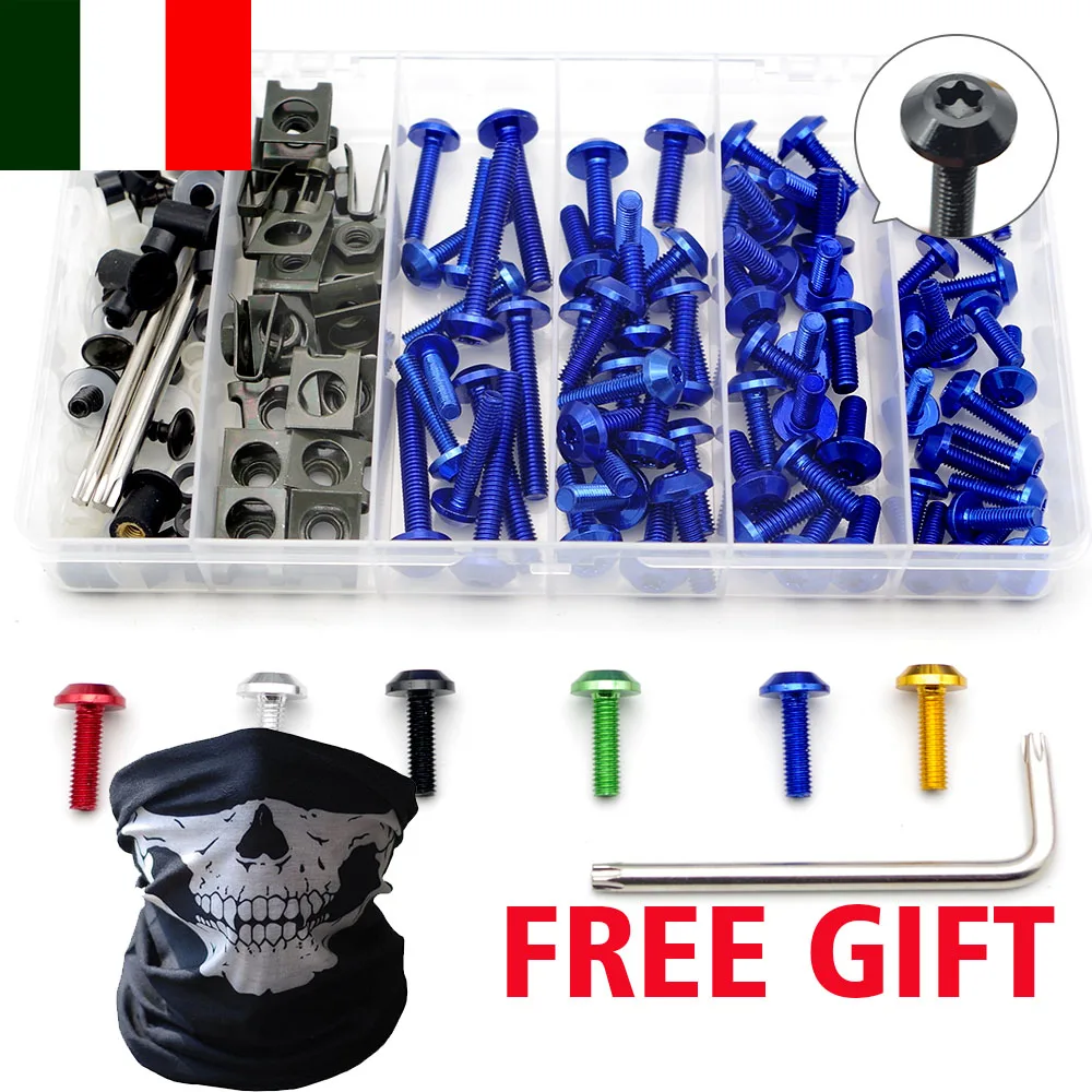 

Motorcycle accessories aluminum fairing bolts Screws kit for yamaha mt 09 tracer jacket xt 600 tdm 850valentino rossi