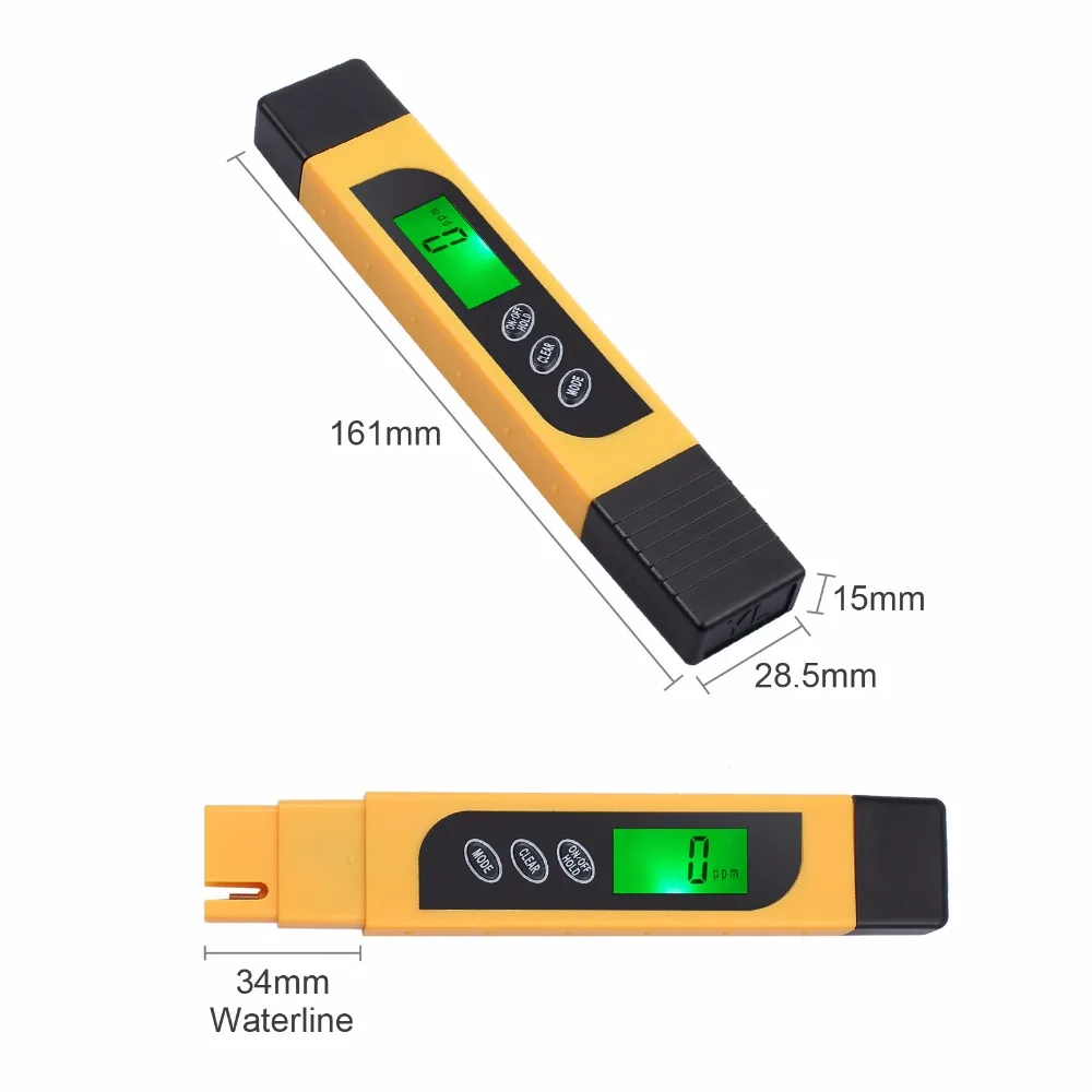Neoteck цифровой ЖК TDS тест качества воды метр с подсветкой тестовая ручка фильтр
