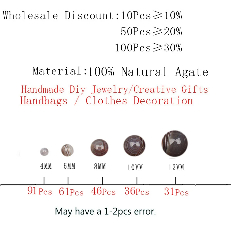 Бусины из натурального камня Гладкий Ботсвана Сардоникс Агаты круглые свободные бусины 4 6 8 10 12 мм DIY браслет для Аксессуары для ювелирных изделий