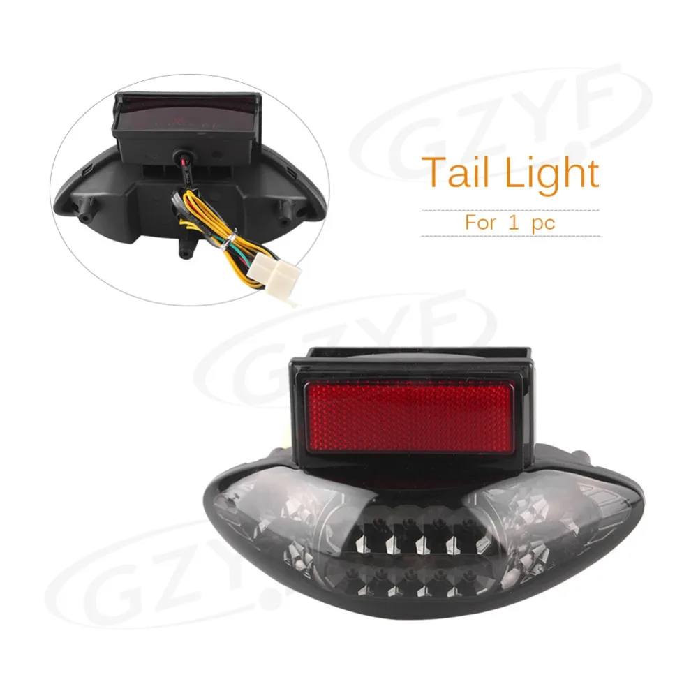 

For Suzuki Hayabusa GSX1300R 1999-2007 Integrated LED Rear Tail Light Turn Signal Smoke
