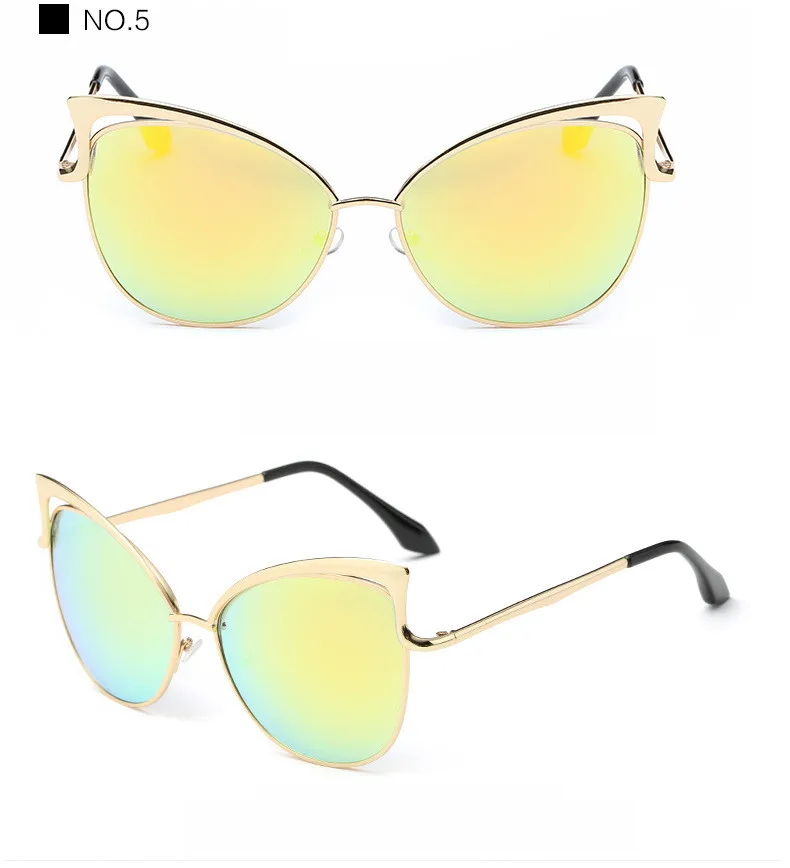 Luxury Cat Eye Sunglasses Women Brand Designer Retro Vintage Sun Glasses For Women Female Ladies Sunglass Mirror Lunettes Oculos (16)