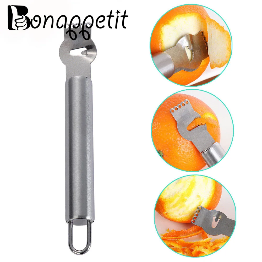 Stainless Steel Fruit Peelers Lemon Orange Zester Grater Vegetable