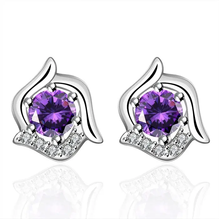 

Wholesale silver plated earrings , silver fashion jewelry , /guwapmda imeardla E493