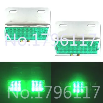 

2x 12V 24V 18- LEDs Car Auto Truck Trailer LED Side Marker Blinker Light Lamp Bulb Car Accessories hot sale Green