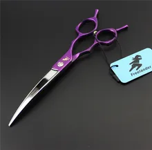6.5 inch Curved&Straight Hair Cutting Scissor Dog Grooming Scissors Shear with Case