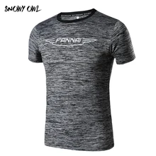 Спортивная футболка с принтом Мужская спортивная летняя быстросохнущая дышащая рубашка с защитой от УФ-лучей Фитнес-рыбацкий трекинговый Футболка мужская M-4XL H26