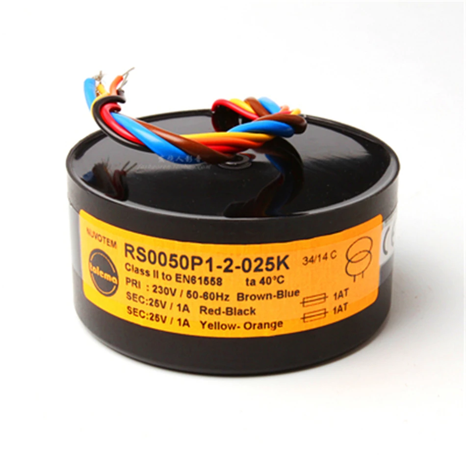 T 027 2*6V 9V 12V 15V 18V 25V 50VA Новый тороидальный трансформатор Talema RS Nuvotem 50W| |