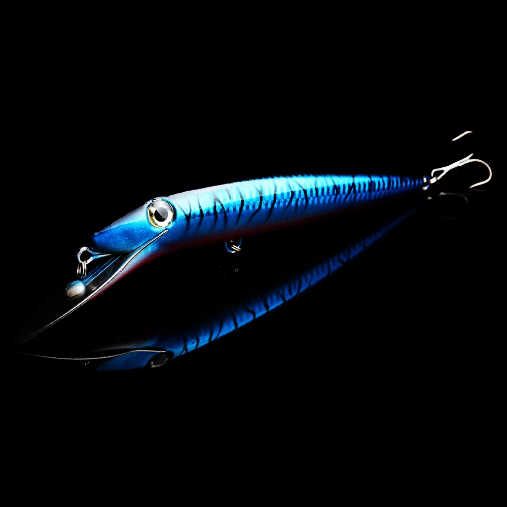 1pcs big minnow fishing lure bait wobbler jerkbait peche 20cm 45g sea trolling lure bass  yo zuri buster jerk hook  YUZI