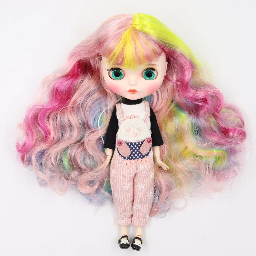Ледяной DBS blyth кукла 1/6 bjd белая кожа совместное тело новое матовое лицо резные