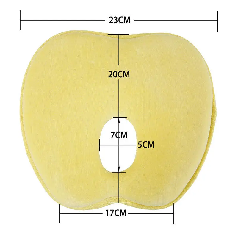 Новорожденная подушка для младенца форменная Подушка позиционер пены памяти предотвращает плоскую голову против скатывания
