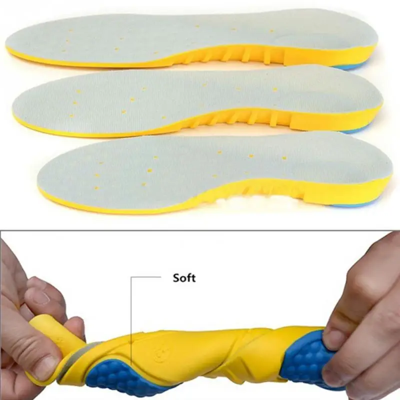 New Memory Foam Orthotics Arch Pain Relief Support Shoes Insoles Insert Pads Sports Shoes Insole Sneaker Insoles